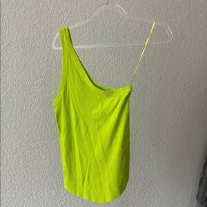 Lime Green One-Shoulder Zara Top